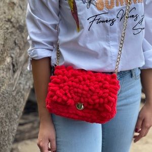 Red croosbody bag